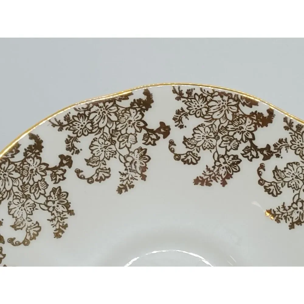 Queen's Fine Rosina Yellow Roses Bone China Tea Cup & Saucer England Estd 1875